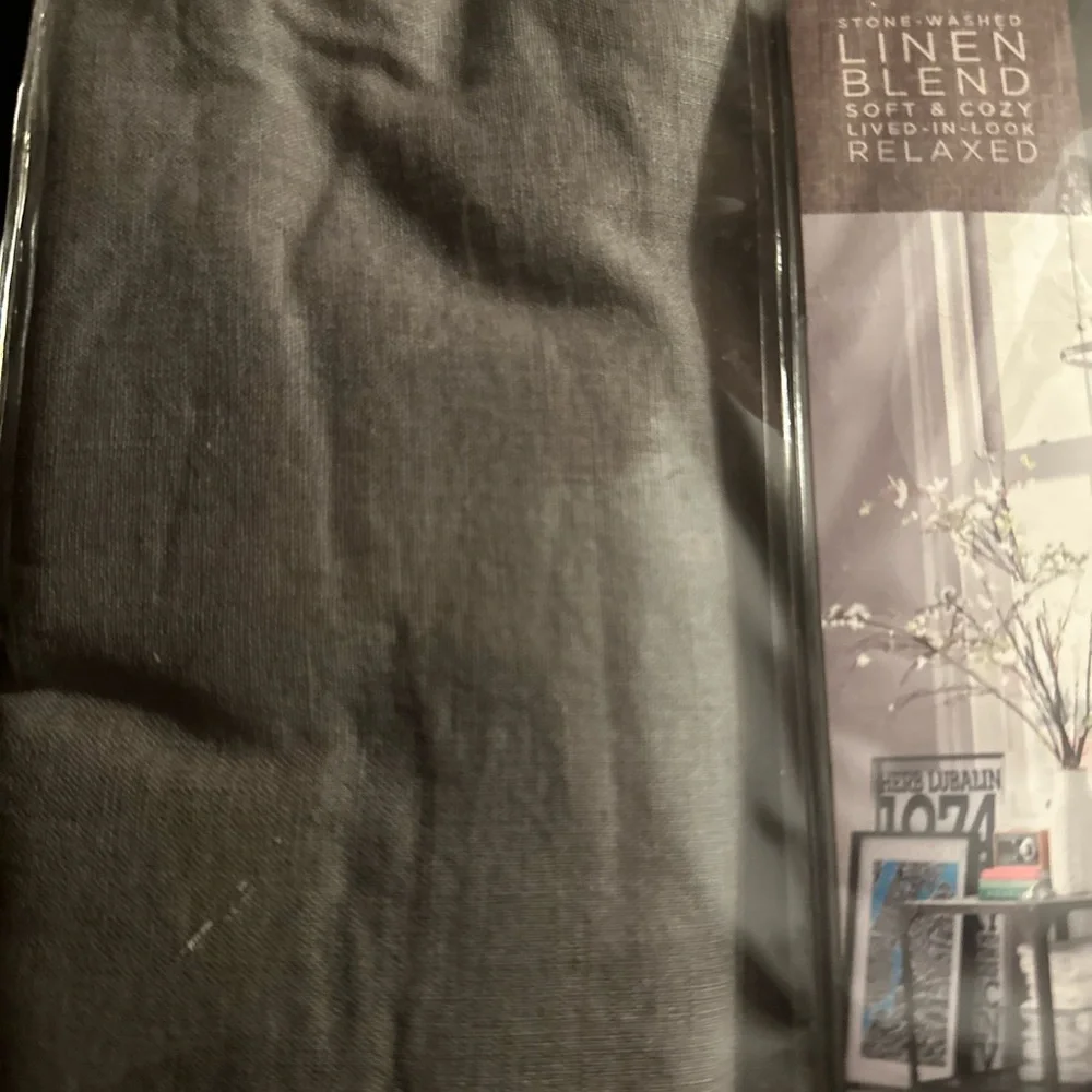 NIB Grey Kenneth Cole Reaction shower curtain